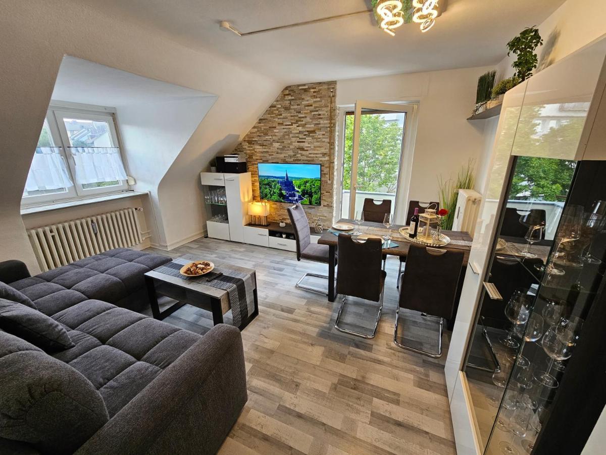 Exklusives Und Helles Dachgeschoss-Apartment No 3 Im Zentrum Von Kassel, Schnelles 1Gbit Internet, Geschirrspueler, Boxspringbetten Zewnętrze zdjęcie